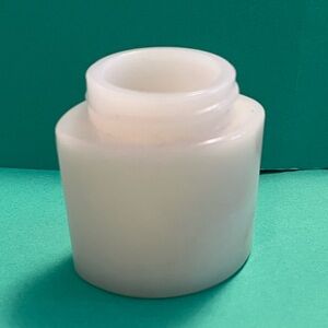 Vintage 1940s Pond’s Skin Cream Lotion USA Small Oval White Milk Glass Jar